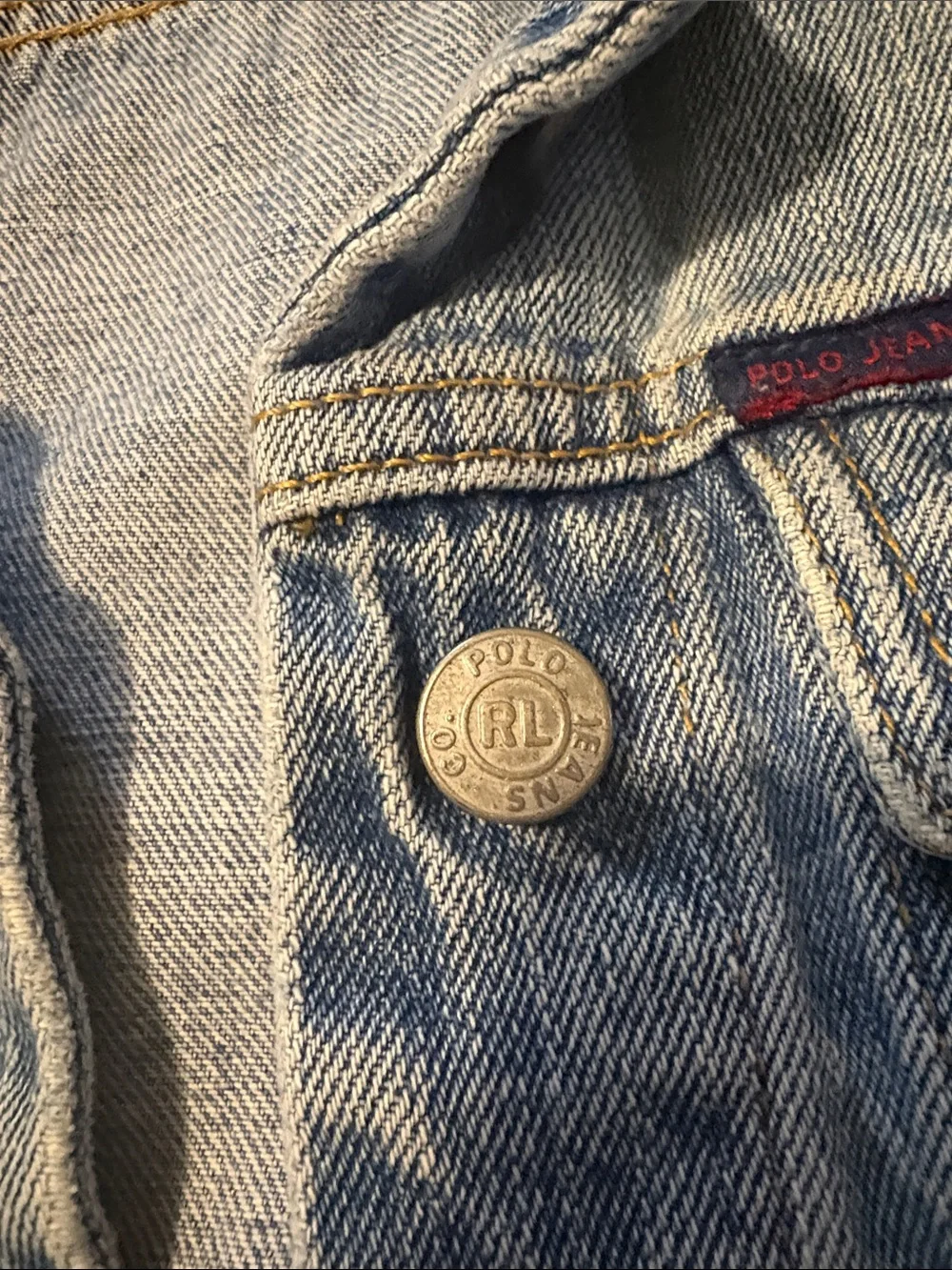 Ralph Lauren Light Blue Denim Jean Jacket - Picture 4 of 9